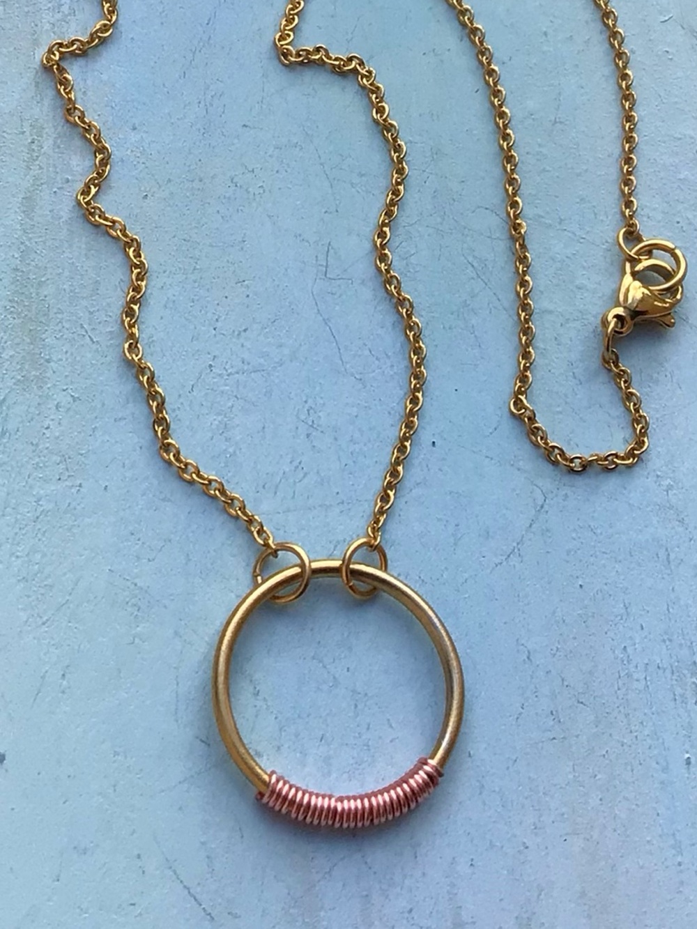 Gold Plated Sundance Charm Necklace